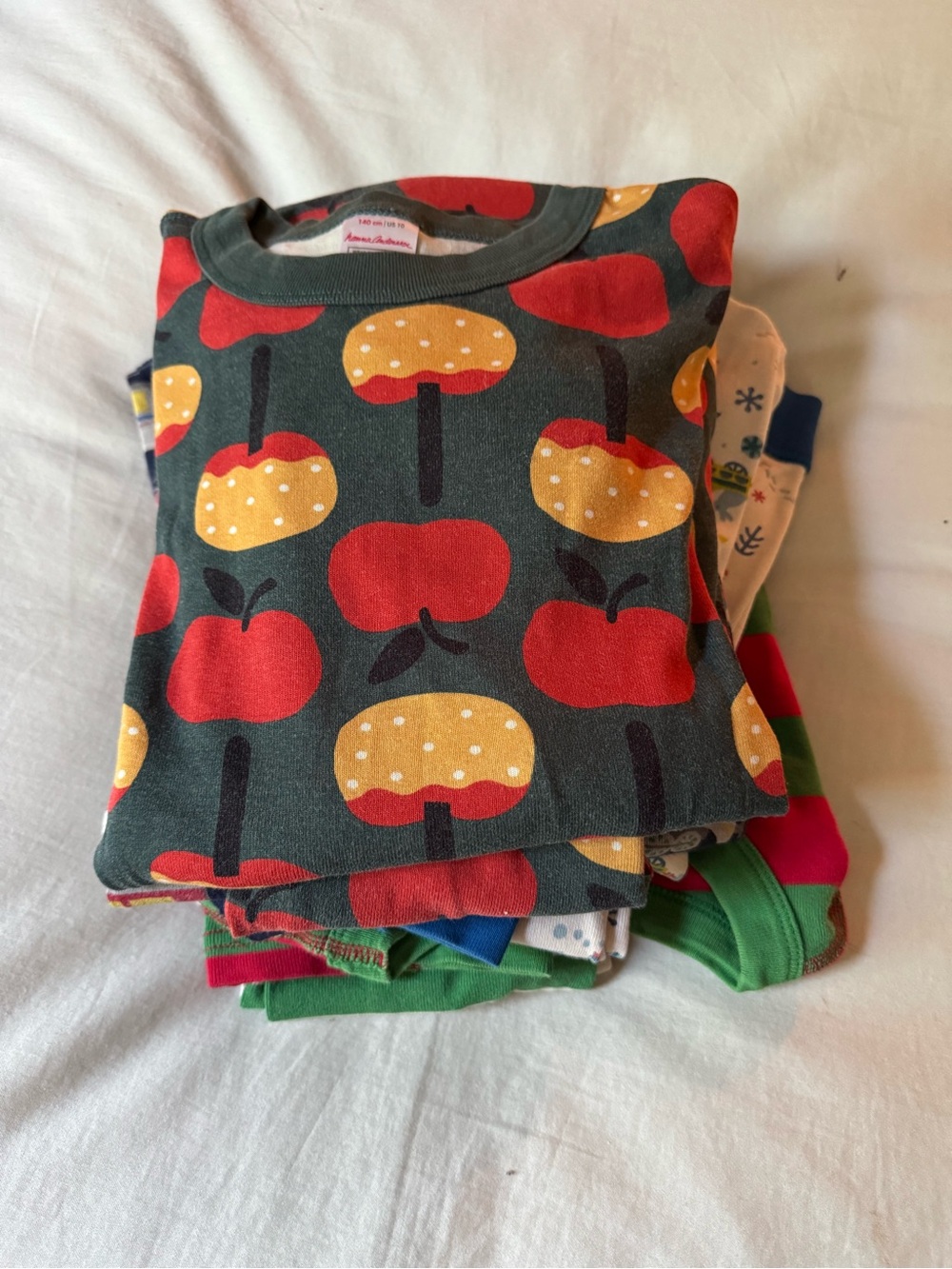 Four pairs of Hanna Andersson pyjamas - kids size 10